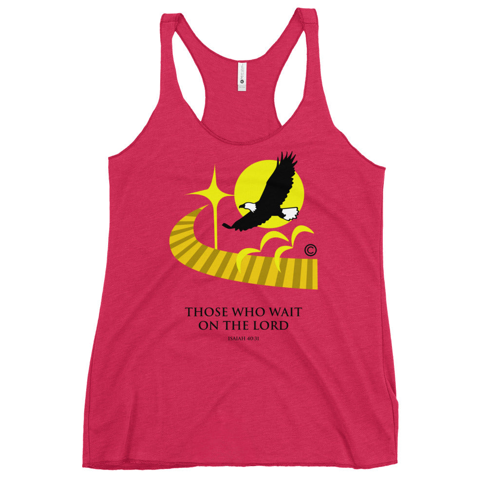Those Who Wait on the Lord Women's Racerback Tank