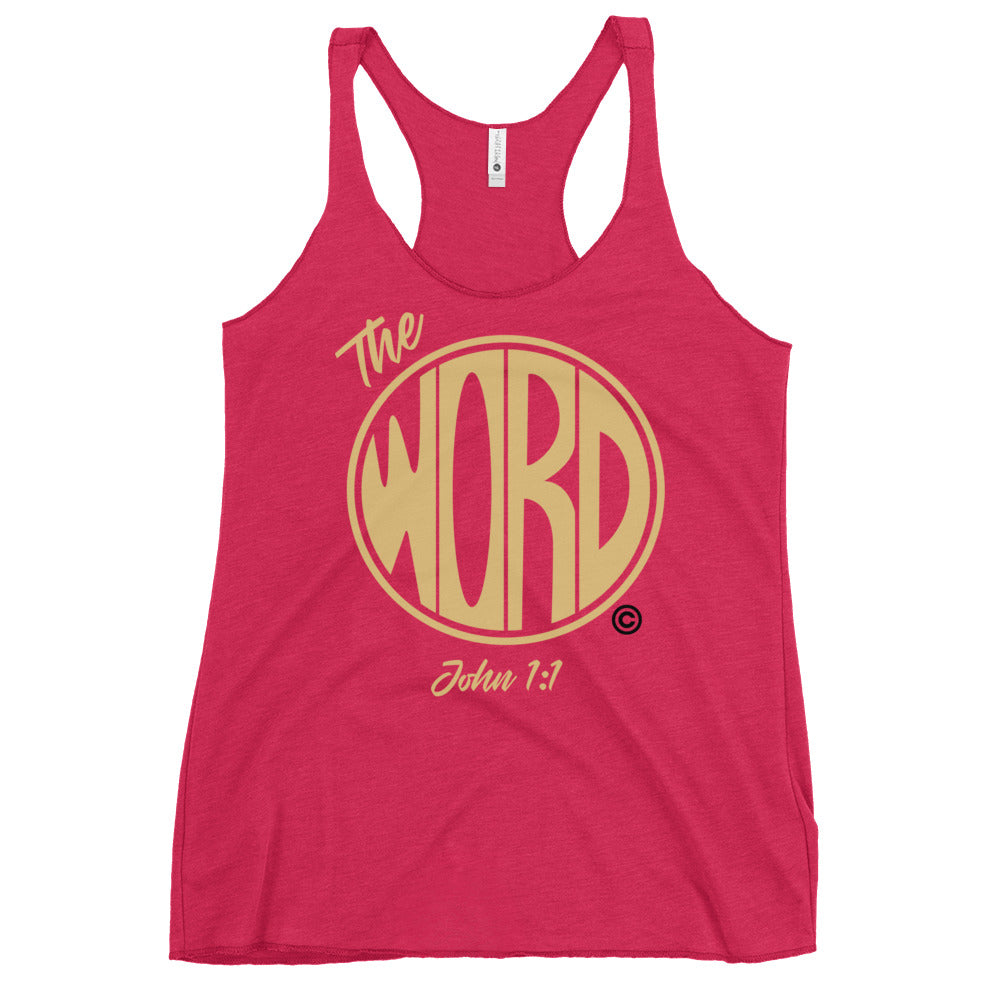 The Word Women's Racerback Tank