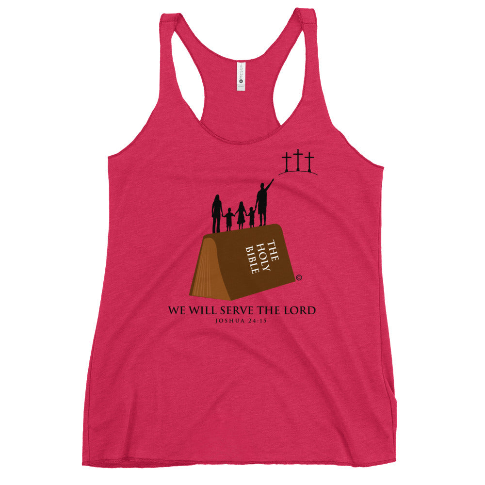 Serve the Lord Women's Racerback Tank