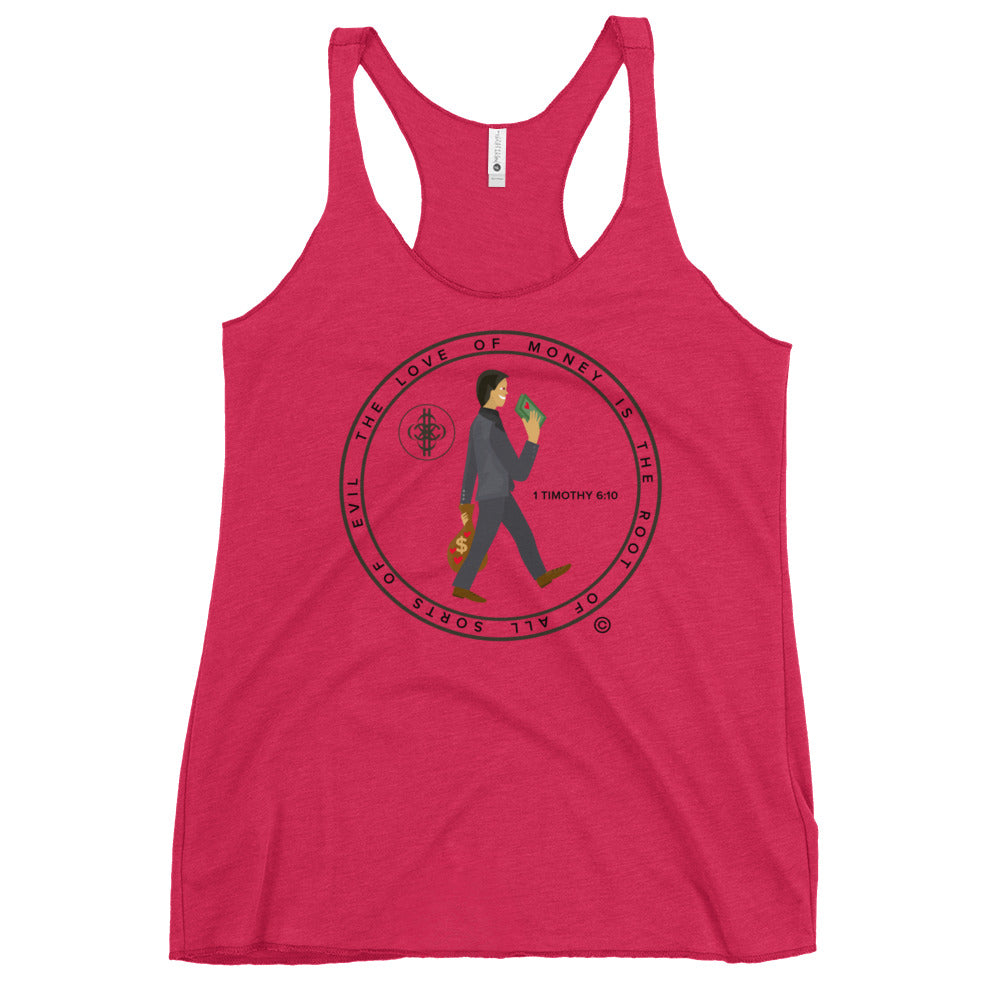 Love of Money Women's Racerback Tank