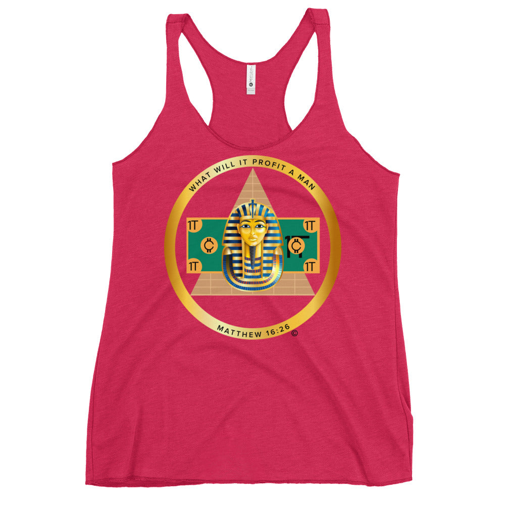 Matthew 16:26 Women's Racerback Tank