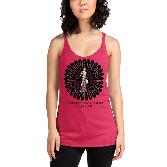 For the Love of Money Women's Racerback Tank