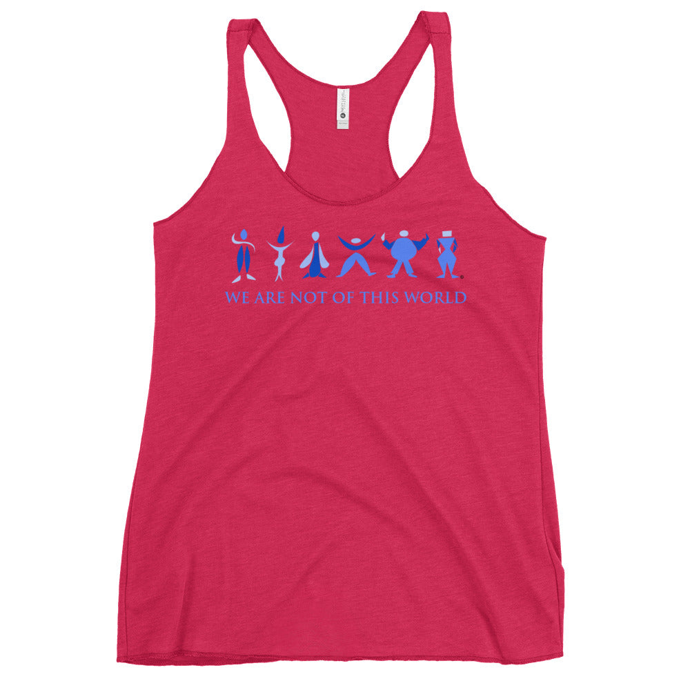We Are Not of This World Women's Racerback Tank