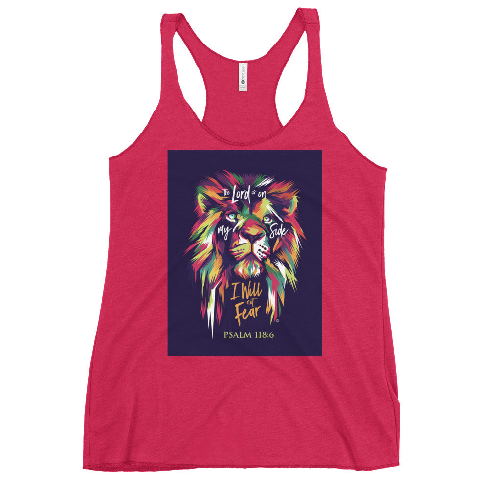 I Will Not Fear Women's Racerback Tank