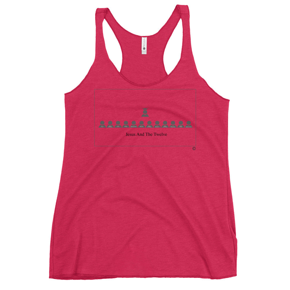 Jesus and the Twelve Women's Racerback Tank