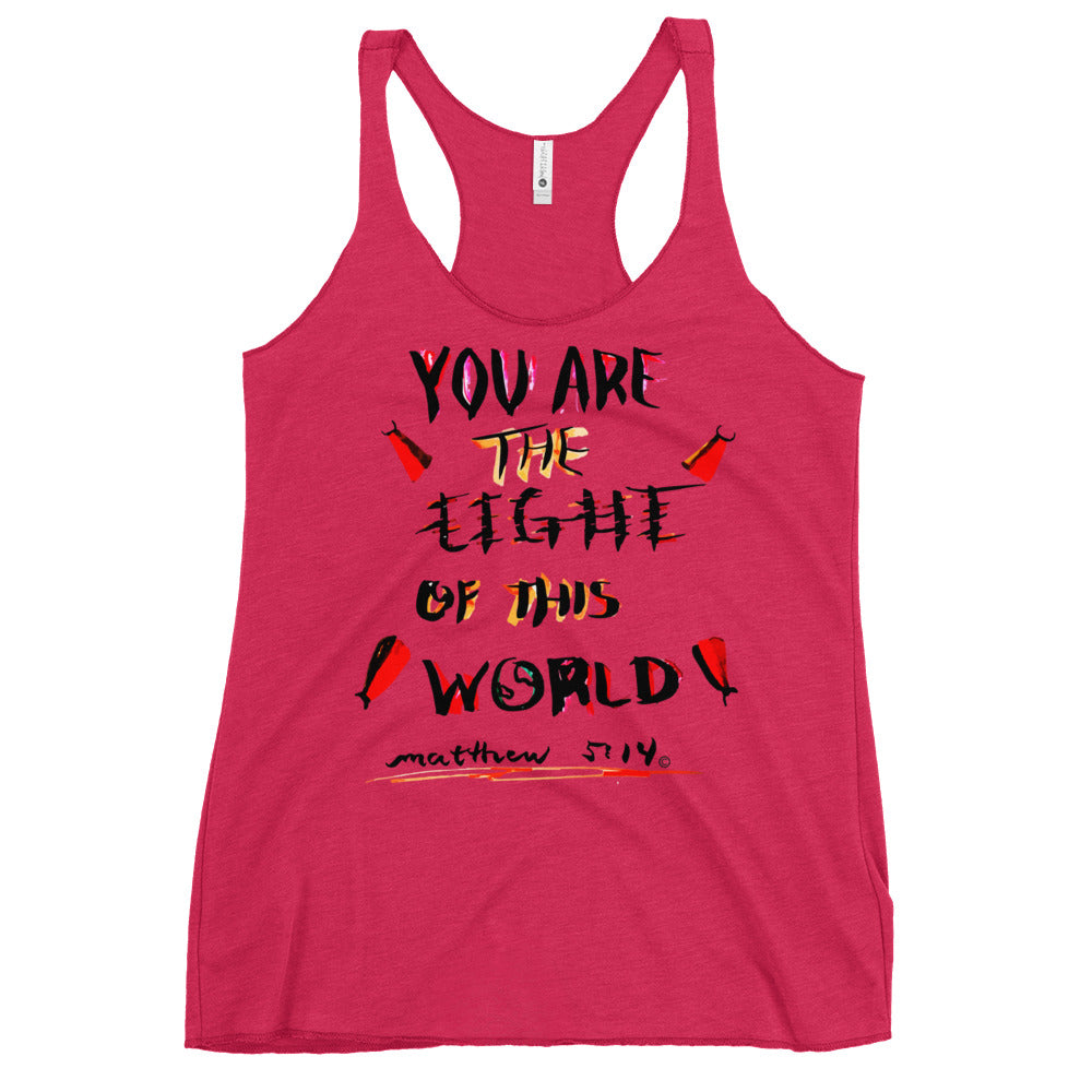 Light of This World Women's Racerback Tank