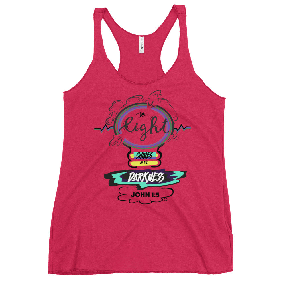 Light in the Darkness Women's Racerback Tank