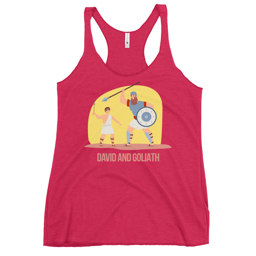 David and Goliath Women's Racerback Tank