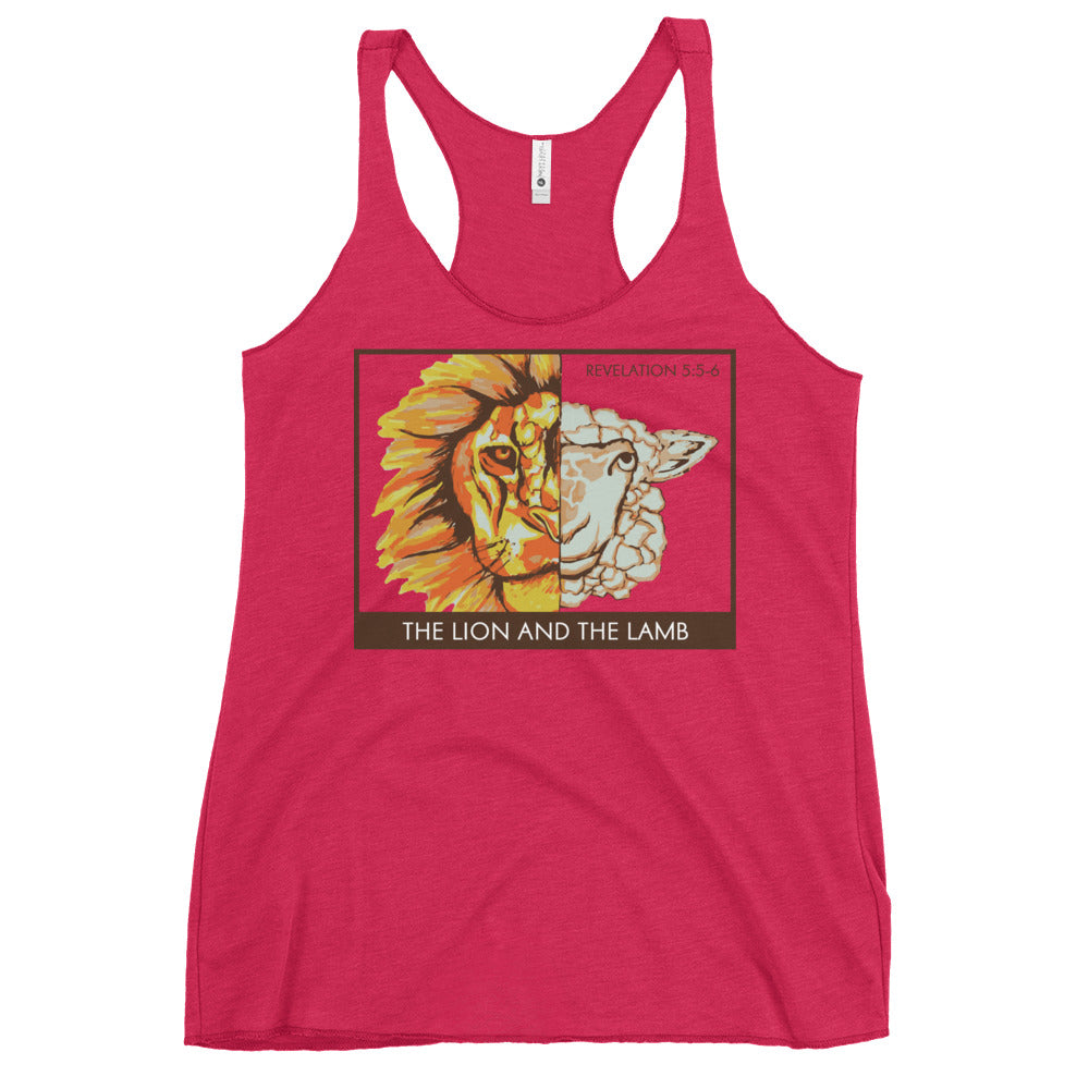 The Lion and the Lamb Women's Racerback Tank