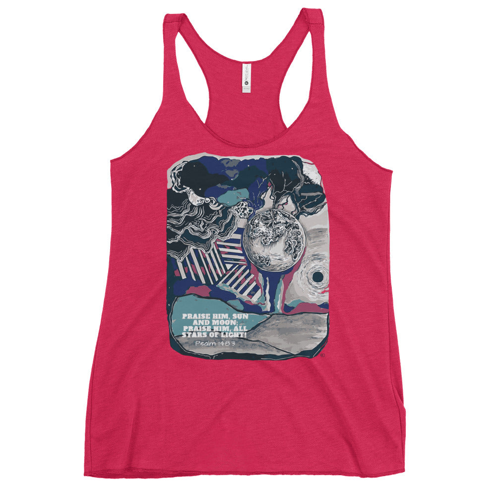 Praise Him Women's Racerback Tank