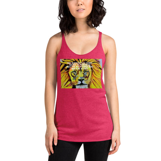 Bold as a Lion Women's Racerback Tank
