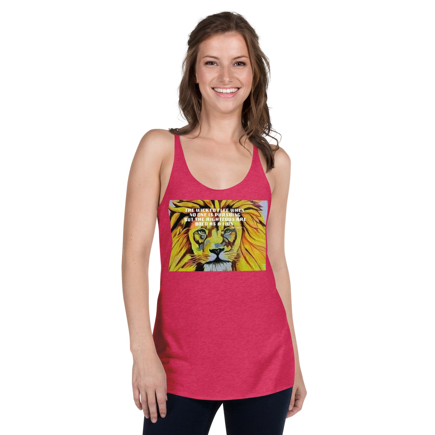 Bold as a Lion Women's Racerback Tank