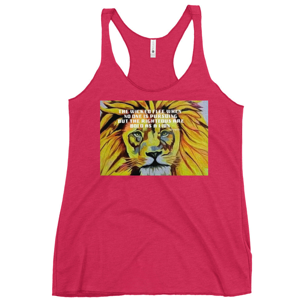 Bold as a Lion Women's Racerback Tank