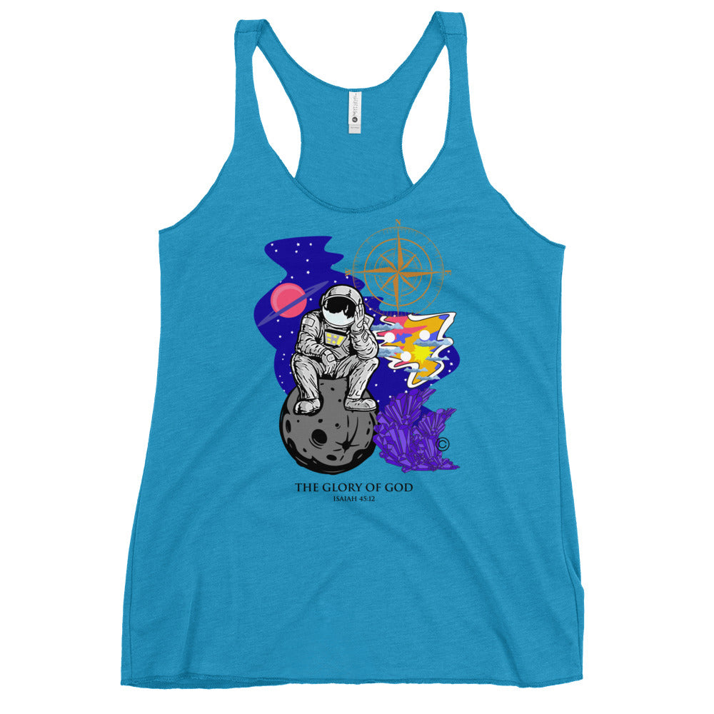 The Glory of God Women's Colored Racerback Tank