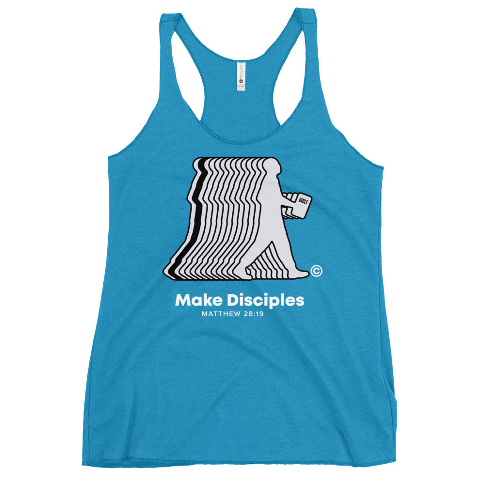 Make Disciples Colored Women's Racerback Tank