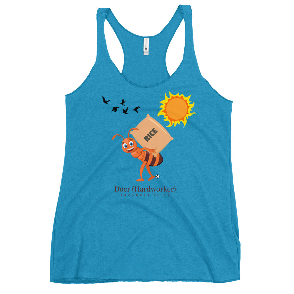 Doer - Hardworker Women's Racerback Tank