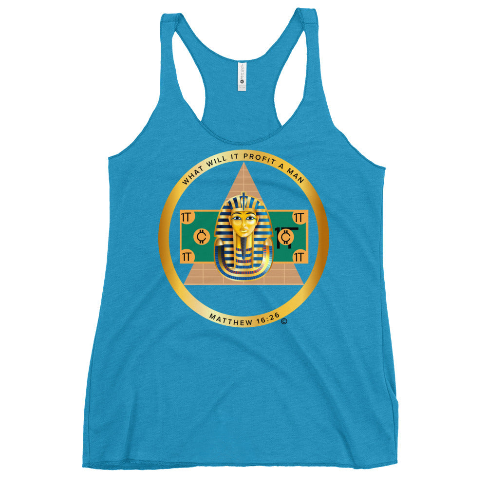 Matthew 16:26 Women's Racerback Tank