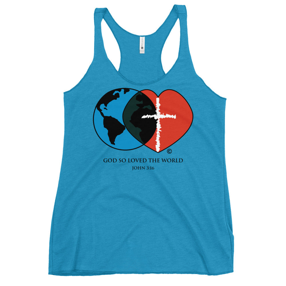John 3:16 Women's Racerback Tank