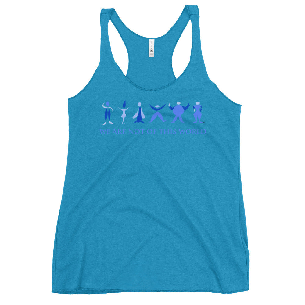 We Are Not of This World Women's Racerback Tank