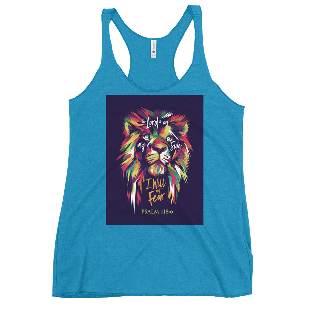 I Will Not Fear Women's Racerback Tank