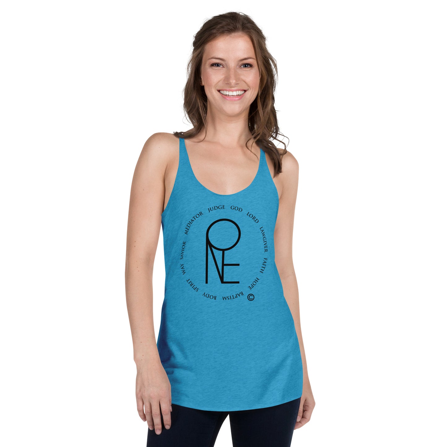 One God Women's Racerback Tank
