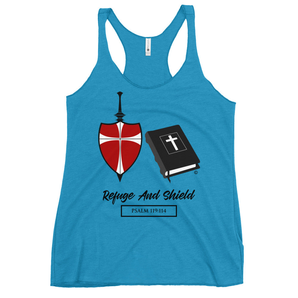 Refuge and Shield Women's Racerback Tank