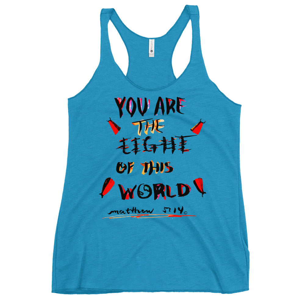 Light of This World Women's Racerback Tank