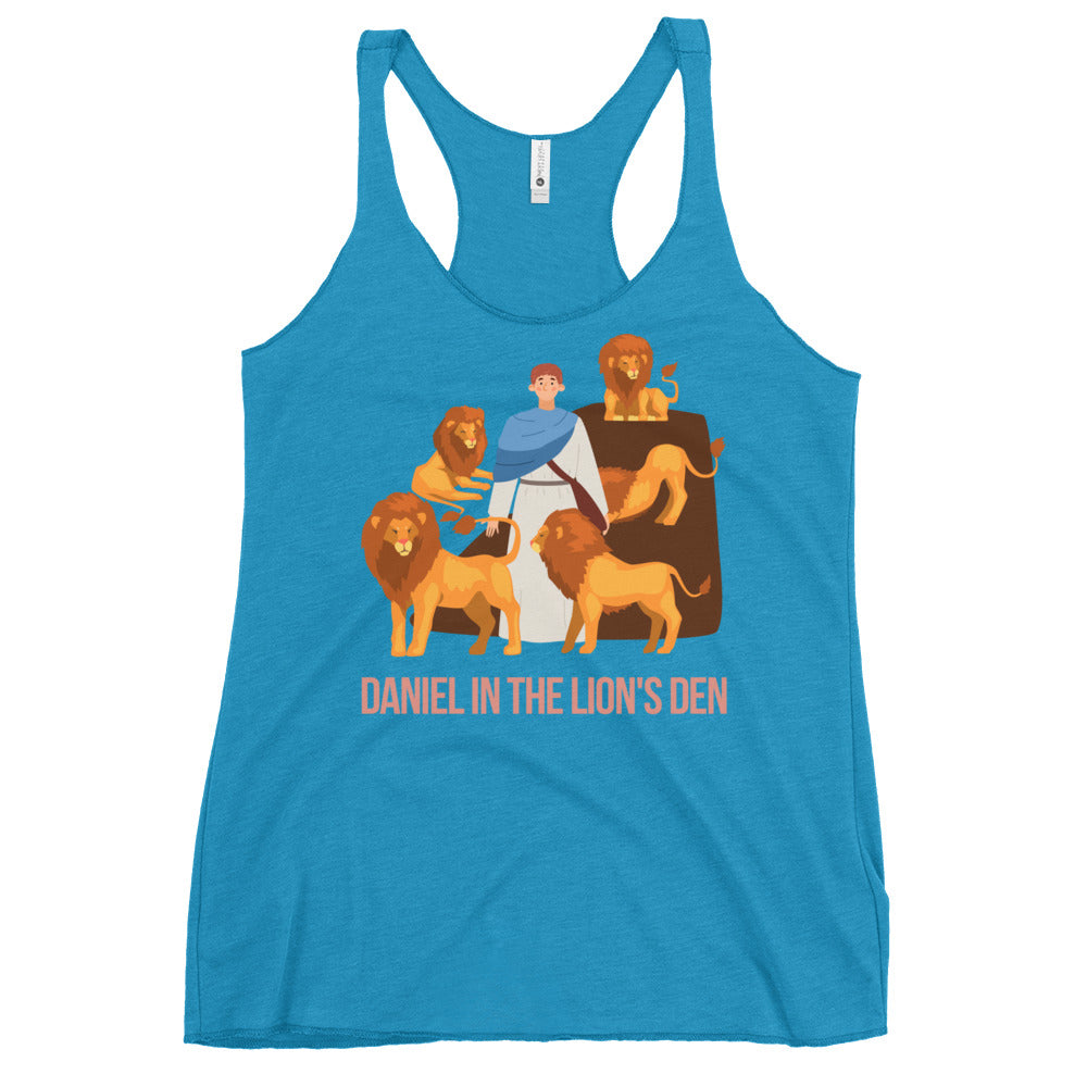 Daniel in the Lion's Den Women's Racerback Tank