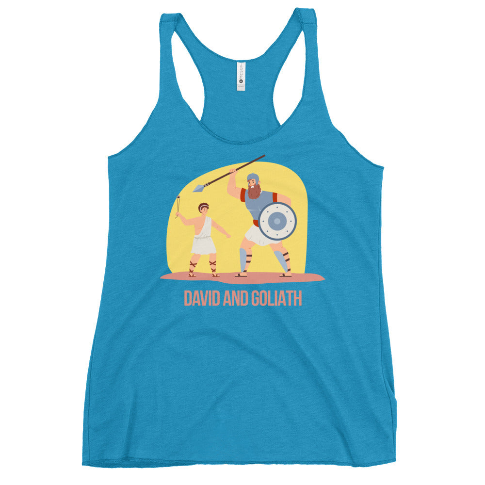 David and Goliath Women's Racerback Tank