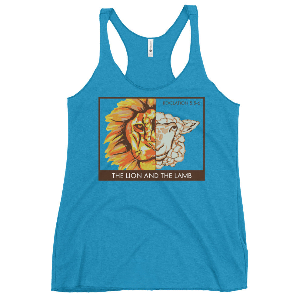 The Lion and the Lamb Women's Racerback Tank
