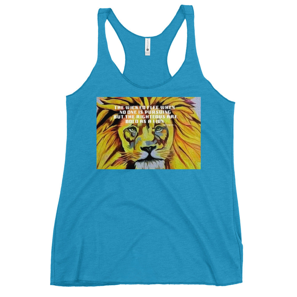 Bold as a Lion Women's Racerback Tank