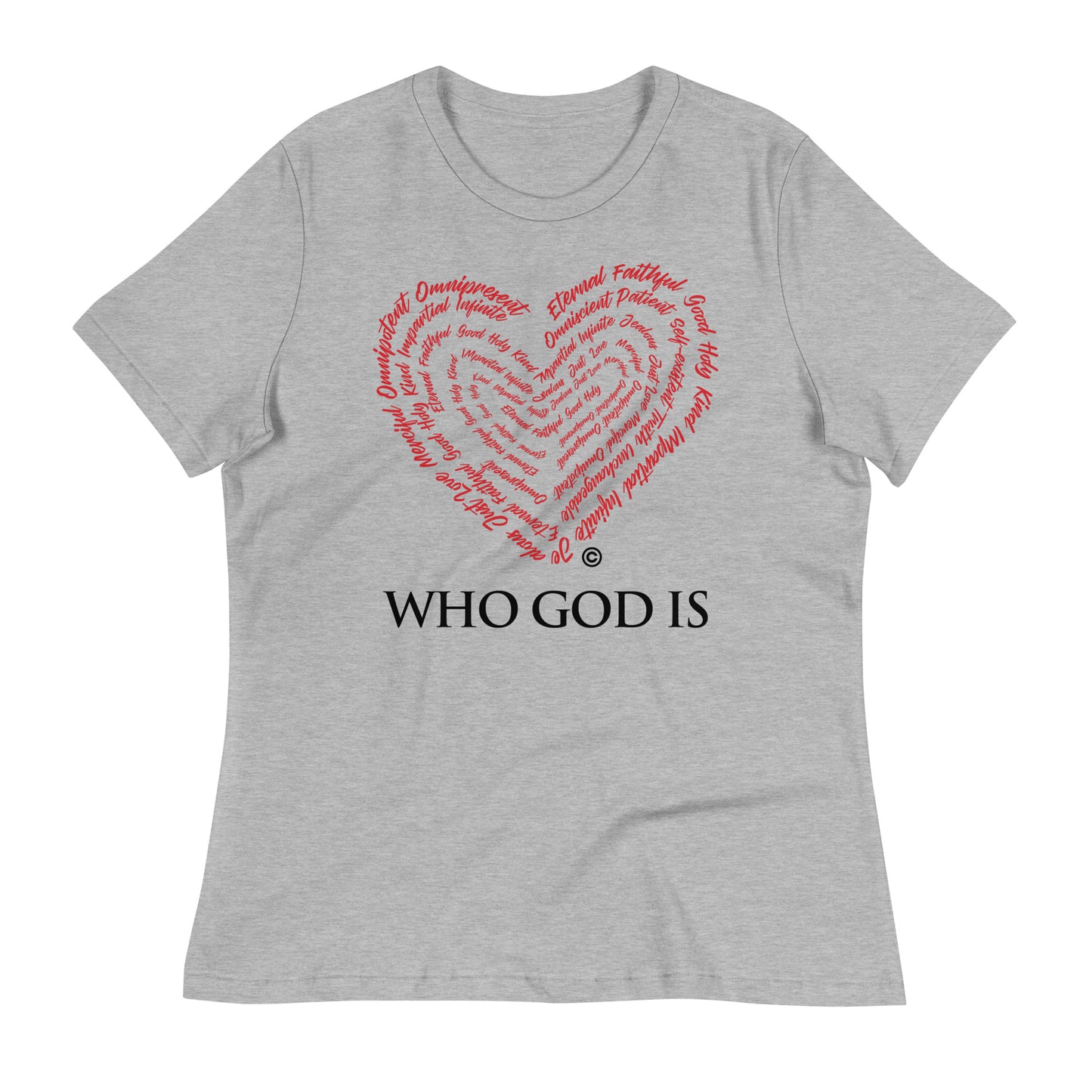 Who God Is Women's Relaxed T-Shirt