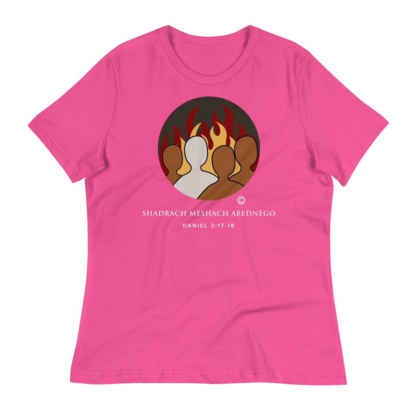 Daniel 3:17-18 Dark-Colored Women's Relaxed T-Shirt