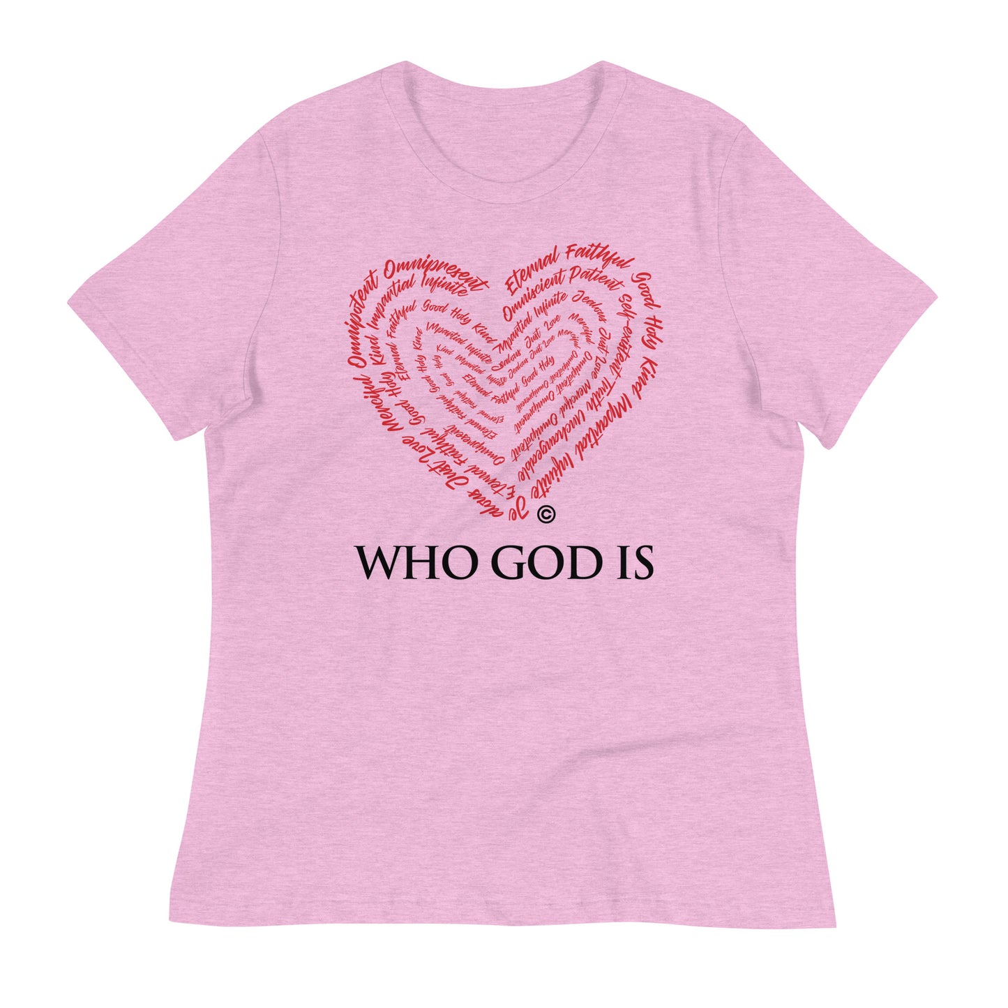 Who God Is Women's Relaxed T-Shirt