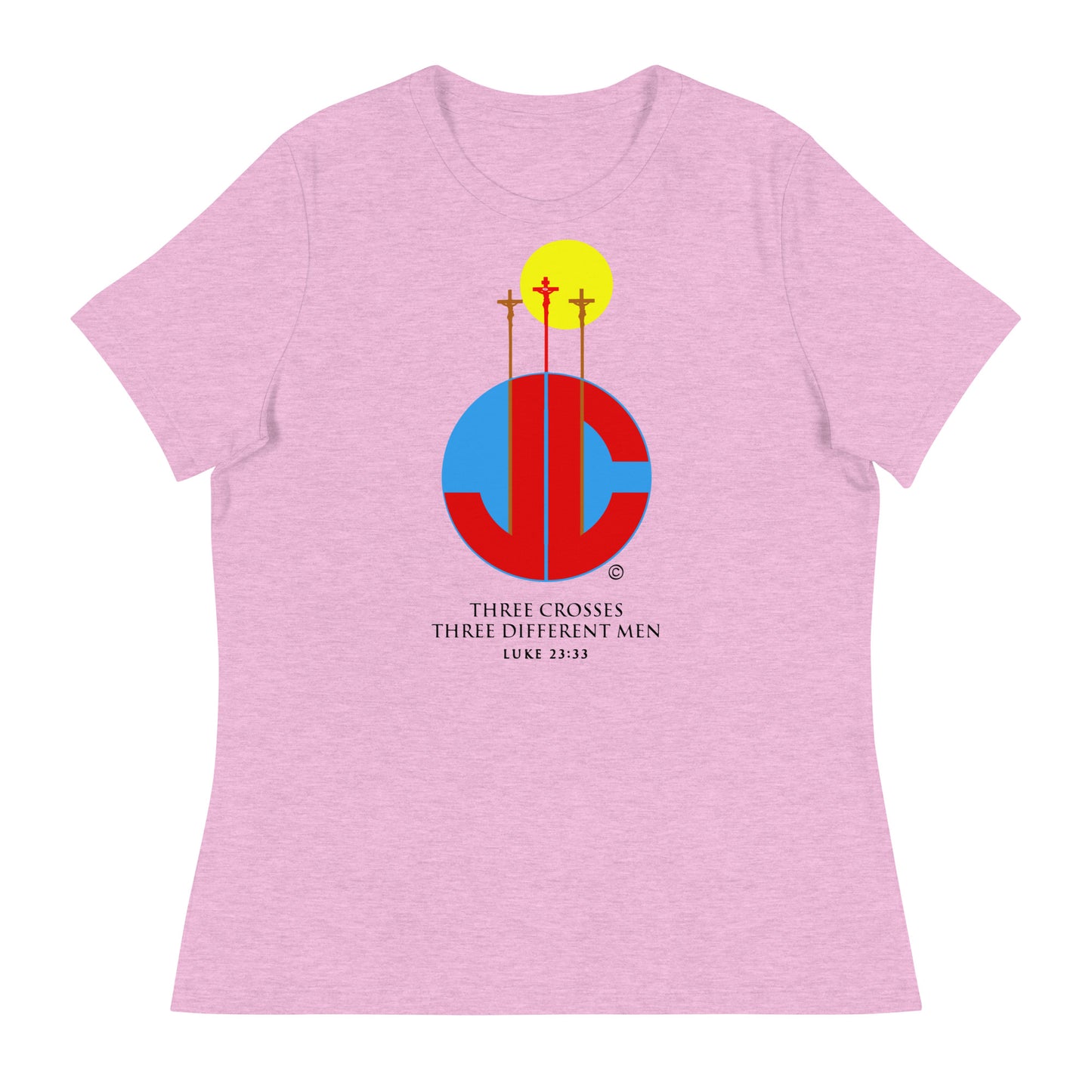 Three Crosses Women's Relaxed T-Shirt