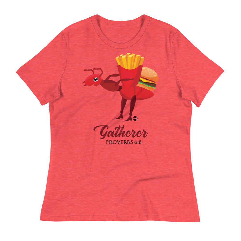 Gatherer Dark-Colored Women's Relaxed T-Shirt