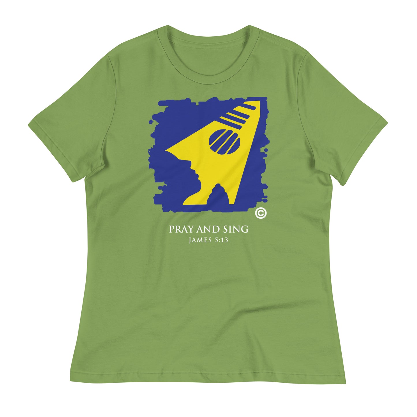 Pray and Sing Dark-Colored Women's Relaxed T-Shirt