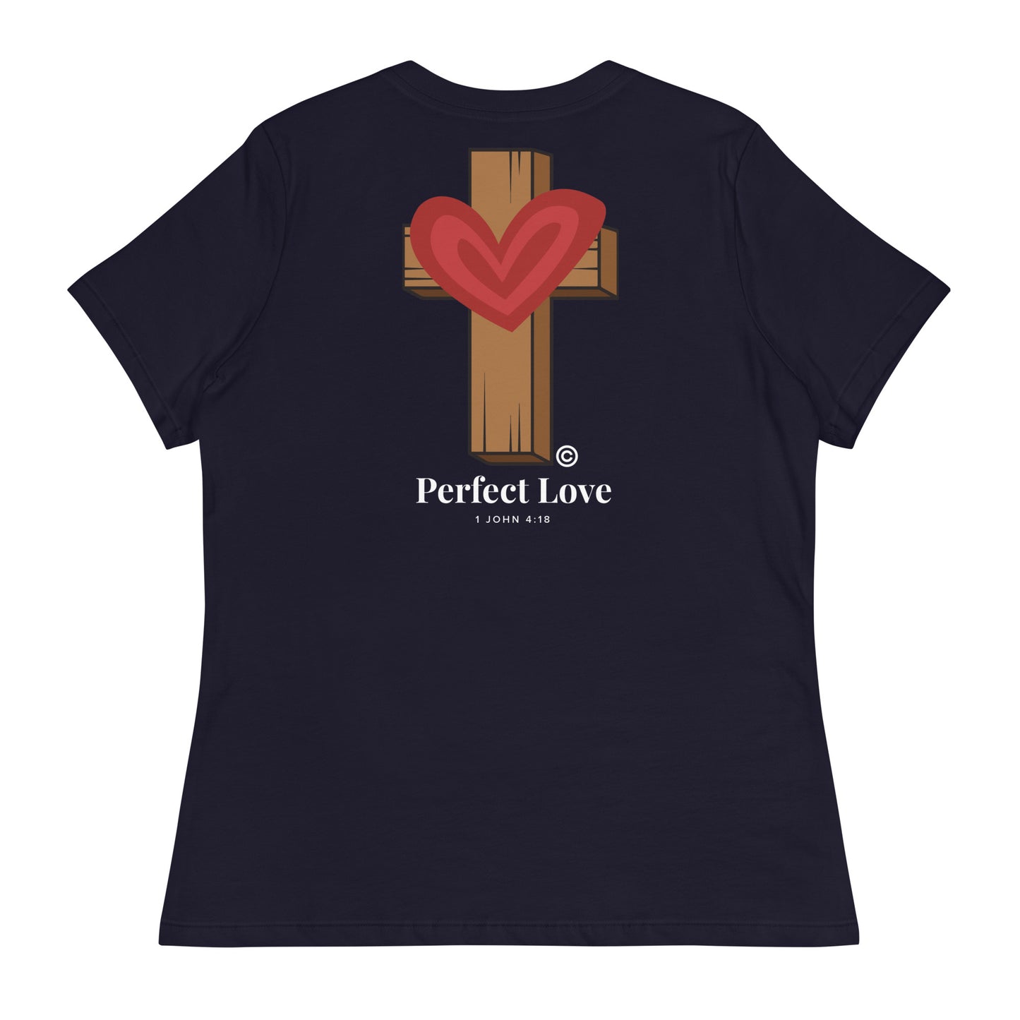 Perfect Love Dark-Colored Women's Relaxed T-Shirt