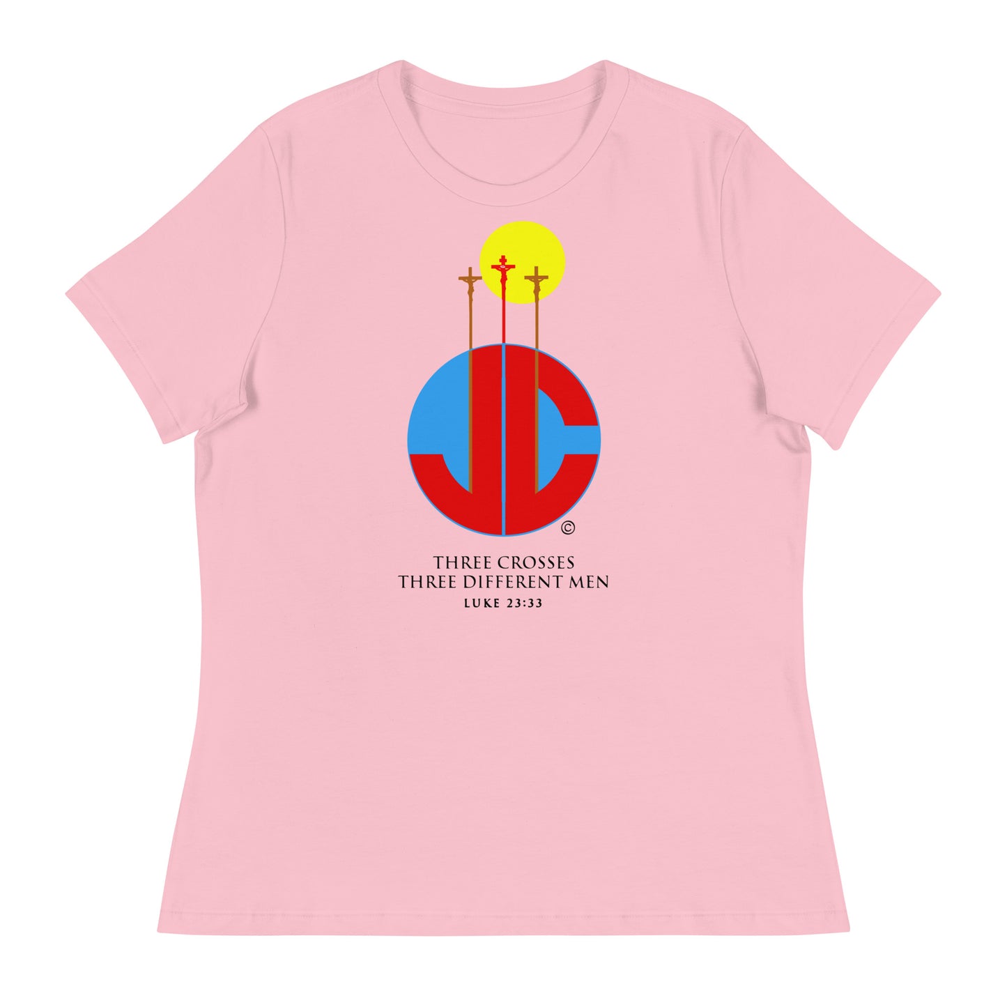 Three Crosses Women's Relaxed T-Shirt