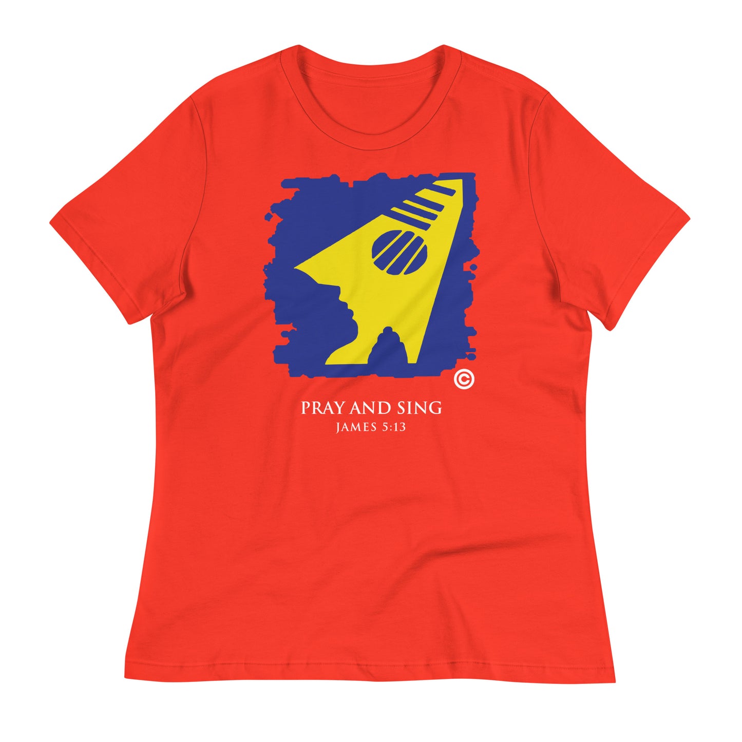 Pray and Sing Dark-Colored Women's Relaxed T-Shirt