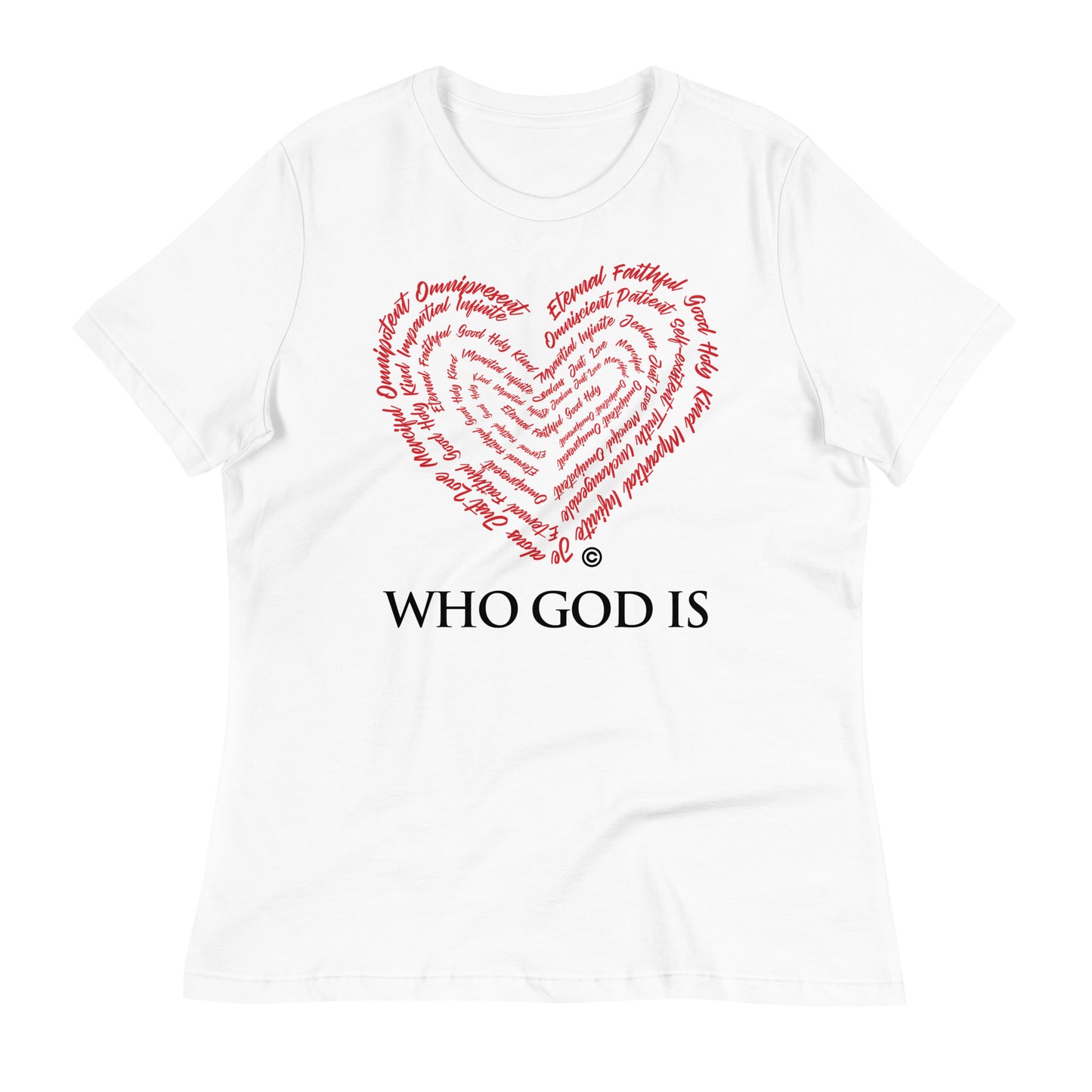 Who God Is Women's Relaxed T-Shirt