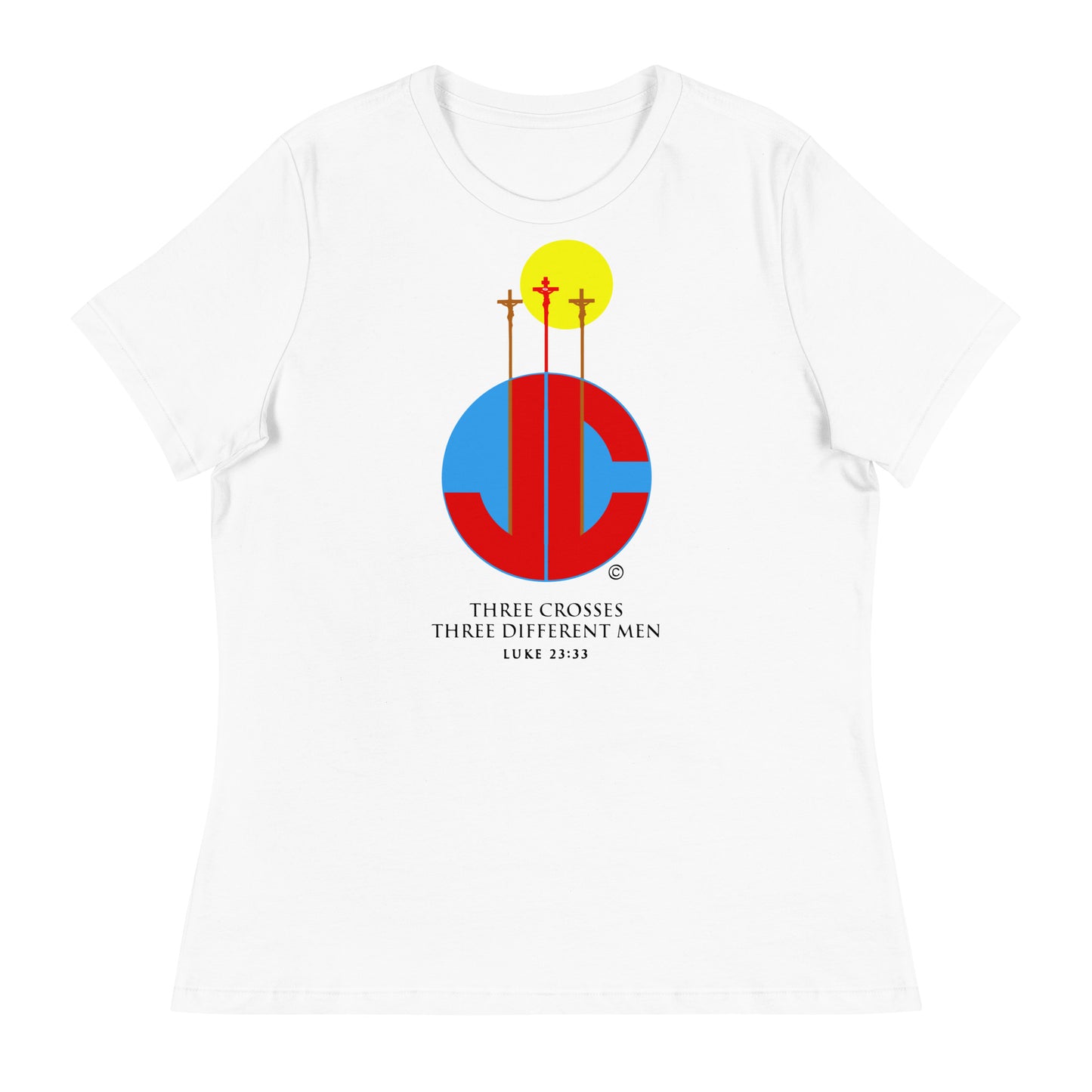 Three Crosses Women's Relaxed T-Shirt