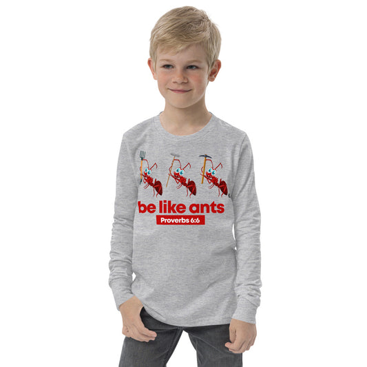 Be Like Ants Youth Long Sleeve Tee