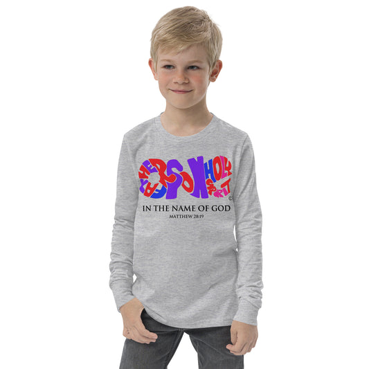 In the Name of God Youth Long Sleeve Tee