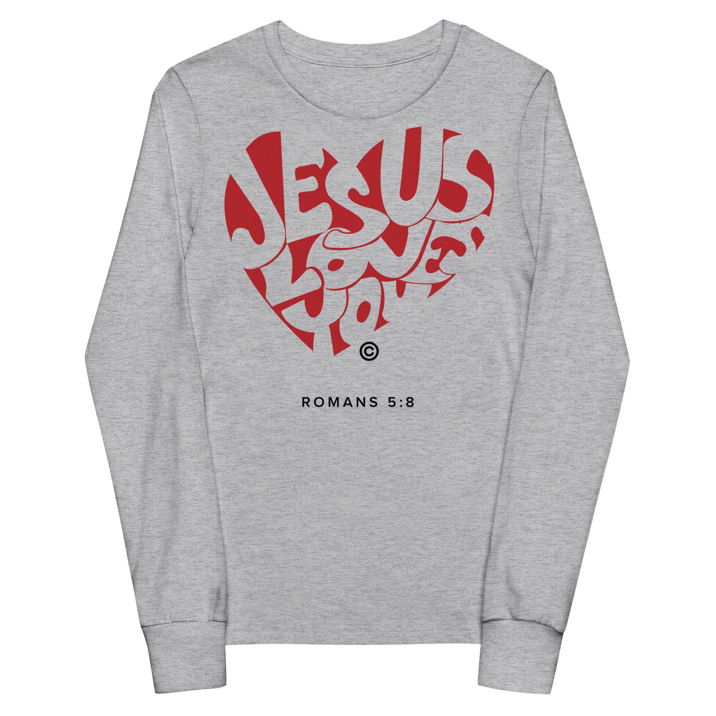 Jesus Loves You Youth Long Sleeve Tee