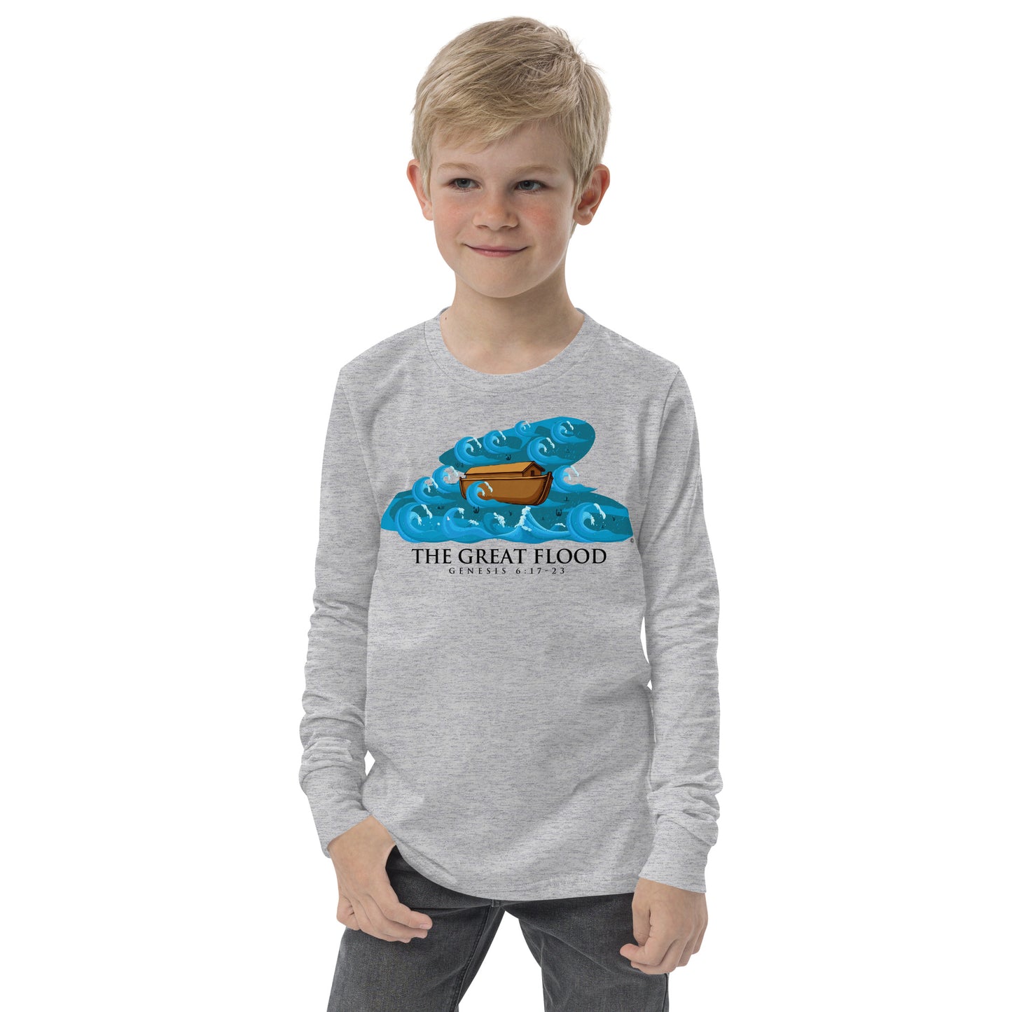 The Great Flood Youth Long Sleeve Tee