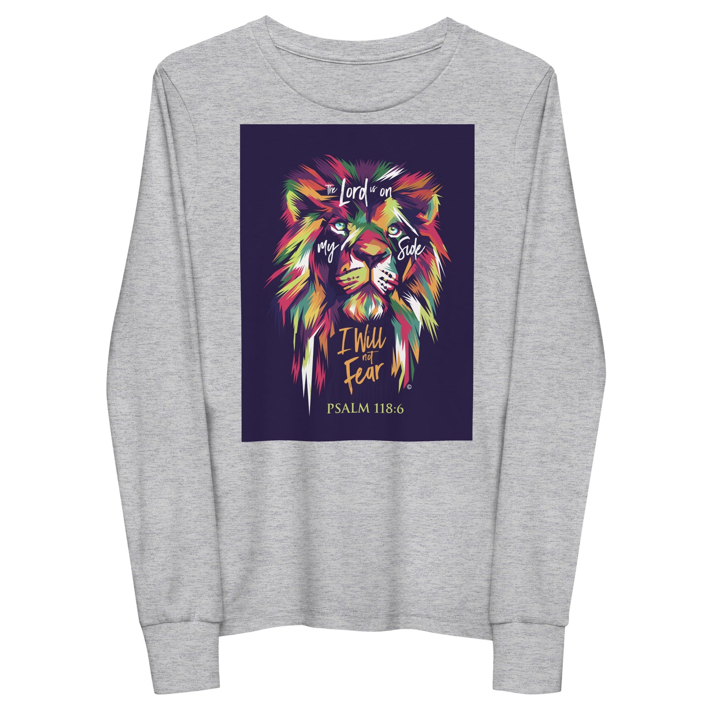 I Will Not Fear Youth Long Sleeve Tee