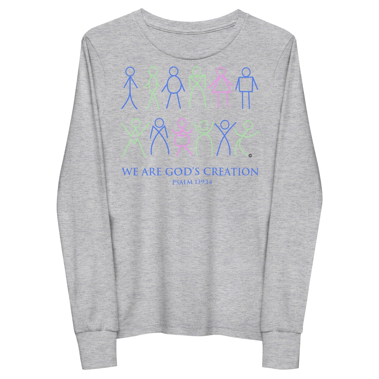 We Are God's Creation Youth Long Sleeve Tee