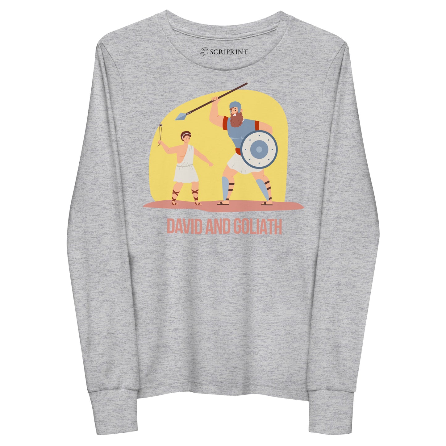 David and Goliath Youth Long Sleeve Tee