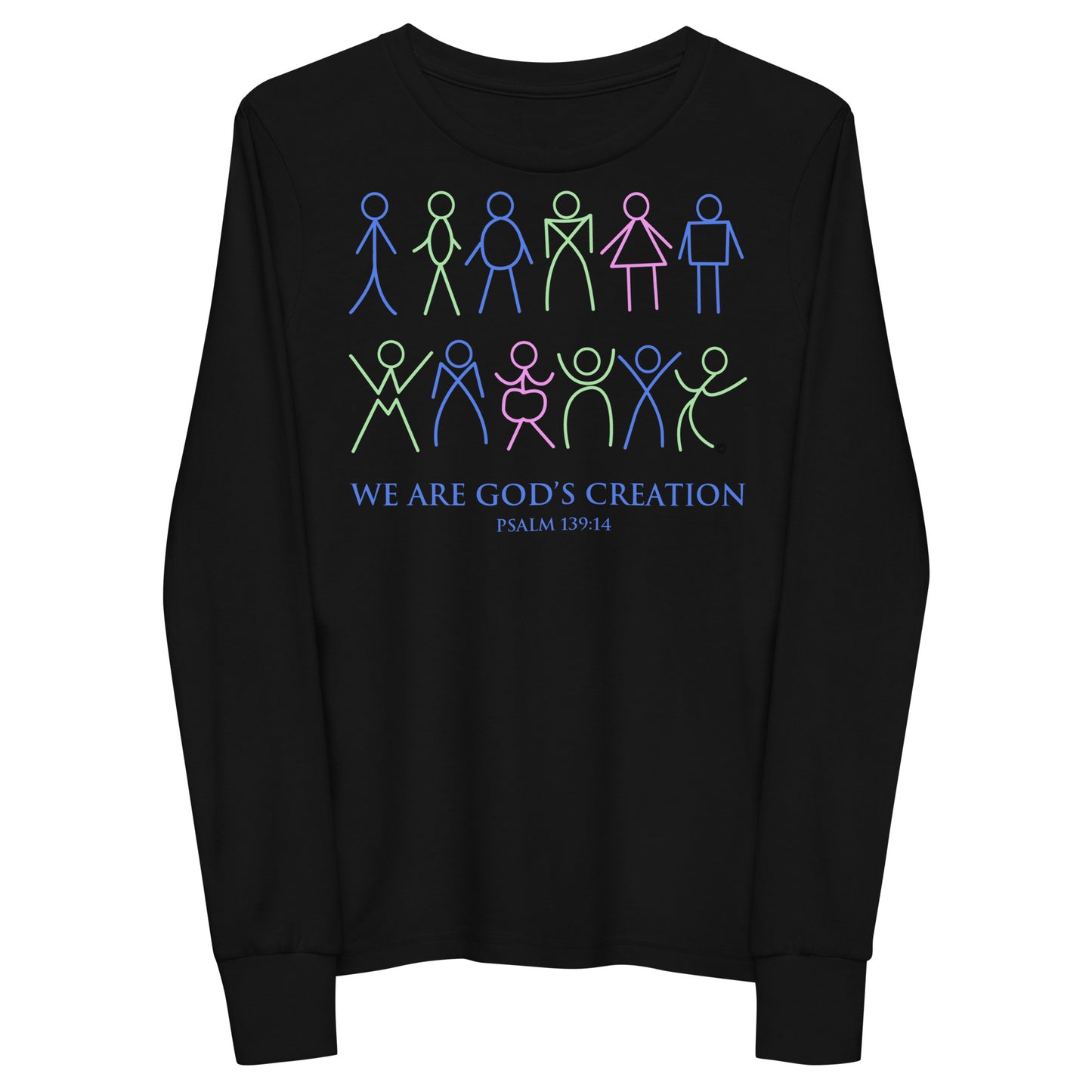 We Are God's Creation Youth Long Sleeve Tee